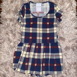 Plaid Skort Set